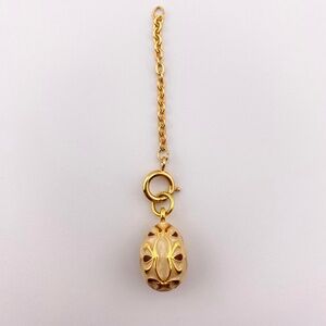 Vintage Joan Rivers Faberge Style Egg Charm Extender